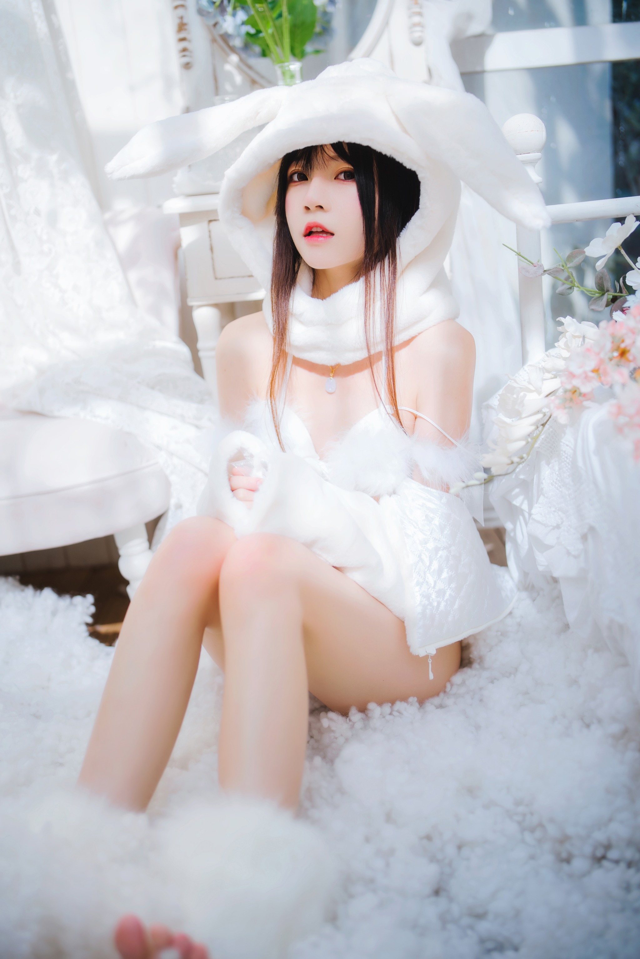桜桃喵 - NO.144 小白兔0102[97P]-XikXak